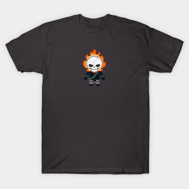 Kawaii Ghost Rider (Johnny Blaze) 💀🔥 T-Shirt by gabradoodle